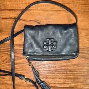 Tory Burch Black Leather Crossbody Bag